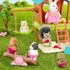 Li’l Woodzeez Classroom & Playground Set - 20Pcs Miniature Dollhouse Furnitures & Accessories for Kids