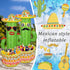 55" Summer Swimming Triumpeek Inflatable Cactus Cooler, Fiesta Cactus Ice Bucket Wearing Sombreros for Pool Hawaiian