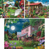 Set (3) 300 18" 24" 300 Summer Bits and Pieces - Value of Piece Jigsaw Puzzles for Adults - Each Puzzle Measures x - pc
