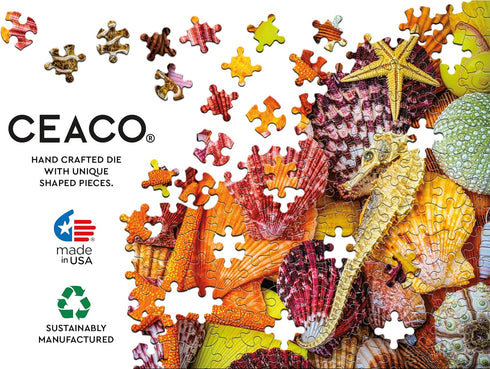 Ceaco 750 Piece Jigsaw Puzzle - Sensory - Starfish and Shells