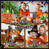Halloween Haunted House Village Building Set for Kids, Ghost Pumpkin Building Kit for Party Favors, Ages 6+
