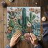 PICKFORU Puzzle1000 Cactus Puzzle for Adults, Unique Succulent Flower Plant Puzzle, Floral Nature Art Pieces