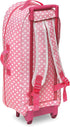 Badger Basket 3-in-1 Doll Trolley Travel Carrier with Rocking Bed and Bedding for 18 inch Dolls - Pink/Polka Dot
