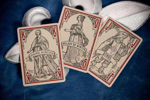 Kings Wild Project 3 Musketeers Premium Playing Cards - Poker Size