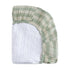 100% 360, Offset Babyletto Quilted Organic Cotton Changing Pad Cover, GOTS-Certified, Fitted Ultra-Soft and Breathable