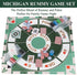 Extguds Rummy Set: 2Boxes (200 Pieces)+1Deck Poker+1Game Rummy Michigan Deluxe Board Game Felt Game Mat + of Playing