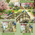 500 Gifts,20.5x15 Puzzles for Adults Pieces,Charming Lakeside Church Puzzle for Adults,Beautiful Flower & Parrot Jigsaw