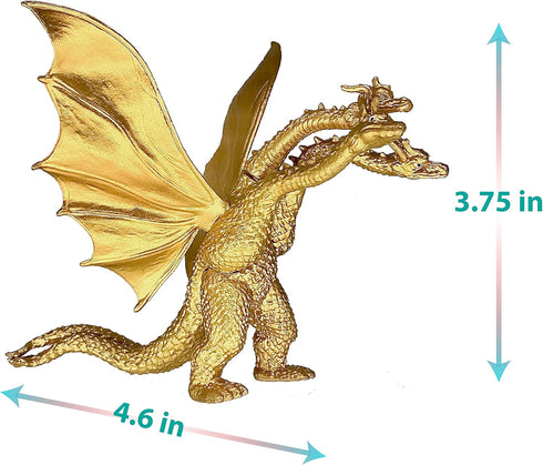 TwCare Set of 4 Godzilla Toys, Movable Joint Action Figures King of The Monsters Pack for Kids Birthday Cake Toppers