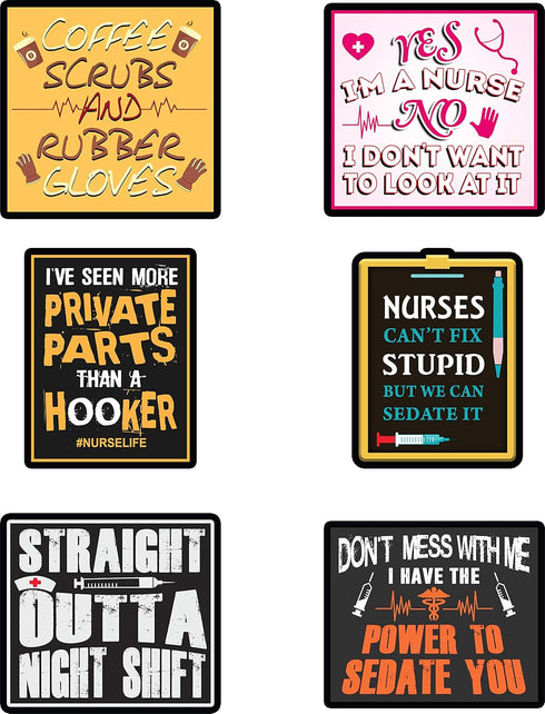 Nurse Stickers Pack of 33 - Support Nurses with Cool Medical Stickers to Show Your Nursing Pride