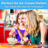 250Pk. 12 Oz 8 Oz Super Fun Recyclable Banana Split Boats Best Long + Combo of Disposable Bowls for Ice Cream Sundaes.