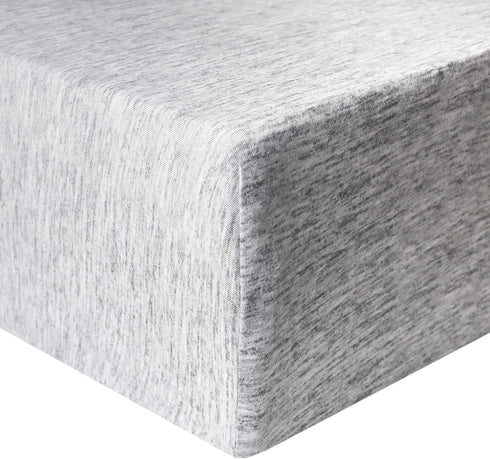 Copper Pearl Premium Knit Crib Sheets for Boys and Girls - Breathable