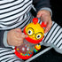 Baby Einstein Cal’s Sensory Shake-up Rattle Toy, BPA Free, for Infants 3 Months and Up