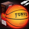 Rechargeable LED Light Up Basketball, Glow in the Dark Sports Basketball with Accessories for Boys