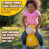 WADDLE Bouncy Hopper Inflatable Hopping Animal - Indoor/Outdoor Toy for Toddlers, Pump Included, Ages 2 Years Up