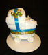 Body TST Diaper Cake Stroller Centerpiece (baby blue) by Little KG's Dreams