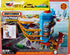 Matchbox Transportation Center Playset, 5 Levels with 1:64 Scale Taxi, Boat, Helicopter & Food Vendor Features