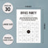 30 Pack Minimalist Office Party Find Someone Who Game, Work Party Game, Team Meeting Game, Office Activities, Work Happy Hours Game for Coworkers - TM02