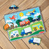 Melissa & Doug Wooden Peg Puzzle, Vehicles (8 pcs)