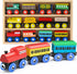 Set 12 Set 3 Sets Play22 Wooden Train PCS - Train Toys Magnetic Includes Engines - Toy Train For Kids Toddler Boys