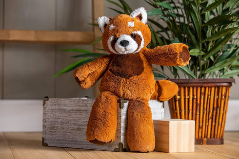 13-Inch Marshmallow Zoo Red Panda Plush Toy - Soft & Cuddly Friend