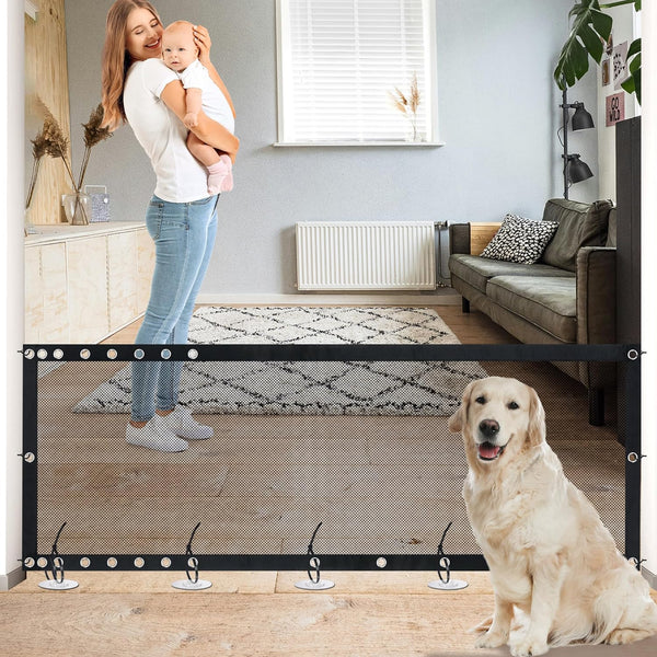 NWK Magic Dog Gate for Stairs Pet Gate for The House Providing