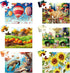 Liliful 6 Pack 16 Pcs - 12.6 x 9.45 Inch Large Piece Wooden Dementia Puzzles for Seniors