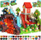 powerful xishan 150 PCS Magnetic Blocks, Magnetic Building Blocks Cubes, Farm Magnet Toys for