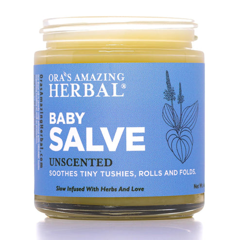 Baby Salve, Diaper Balm Ointment, Drool Rash Prevention, Natural Diaper Cream, Calendula