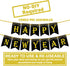 KatchOn Gold and Black Happy New Year Banner - Large 10 Feet Glitter Backdrop for New Years Eve Party Supplies