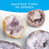 NATIONAL GEOGRAPHIC Break Open 15 Premium Geodes with Goggles, Learning Guide, Great STEM Science Toy