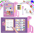 35 Counting, ABC Learning Sound Book for Toddlers Interactive Busy Book with English & Spanish, Alphabet, Music