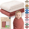 100% Organic Cotton Muslin Baby Blanket - 47 x 47 Inch Breathable