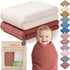 100% Organic Cotton Muslin Baby Blanket - 47 x 47 Inch Breathable