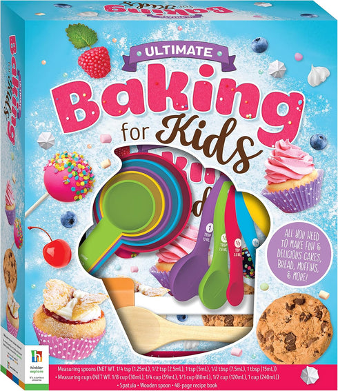 Hinkler Ultimate Baking for Kids Kit - Cookbooks and Baking Utensils for Children Aged 8 to 12