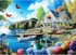 300 Pieces Puzzles for Adults | Lake House Jigsaw Puzzles | Large