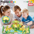 PicassoTiles 8pc Magnet Building Blocks, Safari Animal Magnetized Action Figures, Educational Learning Toyset for Ages
