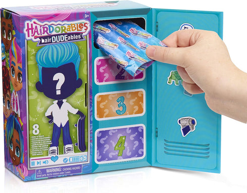 HairDUDEables Series 3, Hairdorables Surprise Collectible Dolls, Styles May Vary, Kids Toys Ages 3 and Up by Just Play