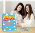 Diaper Raffle Game Kit for Baby Shower (1 Sign + 50 Tickets) - Blue Sky & Cloud Theme Party Supplies