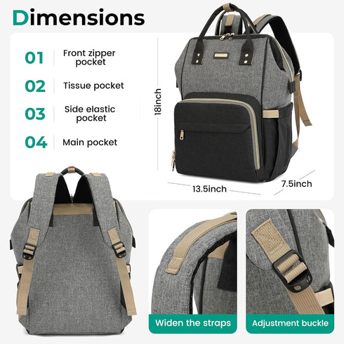 GAIVP backpack diaper for baby