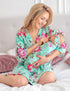 Mommy Set Set ECO BABY and Me Robe and Swaddle | Maternity Robe and Matching Baby for Girl, Boy | Hospital Labor
