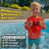 2 Pack Swimming 4-8 8-12 Beach Games Flying Disc Pool Toy: Water Discs for Kids - Soaks The Target On Impact - Best