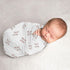 Sweet Jojo Designs Baseball Baby Boy Swaddle Blanket Jersey Stretch Knit for