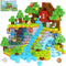 ORZbb Magnetic Blocks, Magnet Cubes Building Blocks Toddler Travel Toys for 3-5 5-7