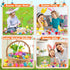 Jookamar 165PCS Prefilled Easter Eggs with Toys Inside, Easter Eggs Fillers Basket Stuffers Easter Hunt Games Party