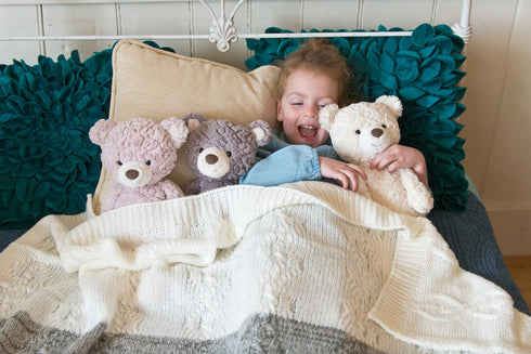 Mary Meyer Large Putty Bear Teddy Bear Soft Toy, Grey