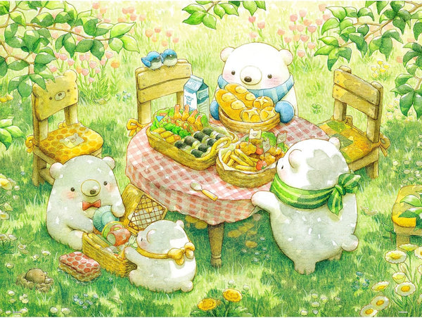 PieceRelax PieceClicks Plastic Jigsaw Puzzle for Adults 1000 Pieces - - Picnic
