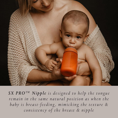 Suavinex Color Essence SX PRO Physiological Soft Flexible Silicone Baby Bottle - Anti Colic, Supports Breastfeeding,