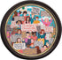 eeBoo Piece and Love Climate Action 500 Piece Round Jigsaw Puzzle for Adults and Families, Glossy Sturdy Pieces.