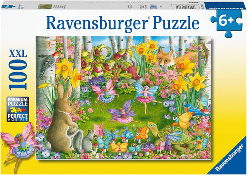 Ravensburger Fairy Ballet Jigsaw Puzzle - 100 XXL Pieces for Kids, Colorful and Glare-free Design, Ideal for Age 6+