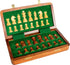 StonKraft Wooden Chess Board Game Set with Magnetic Pieces (12" X 12")